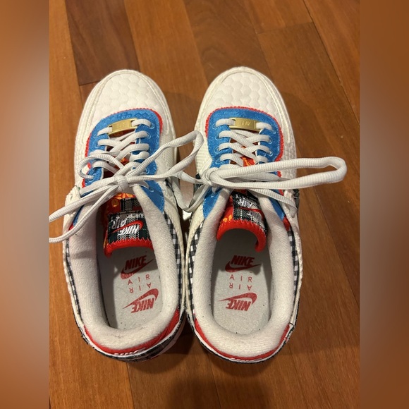 NIKE AIR FORCE 1 SHADOW WOMEN'S MULTI-COLOR SHOES. STYLE CODE: DZ5193 100 - Picture 5 of 7